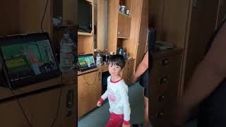 Danny go dance fun with my little one #youtube #youtubeshorts #cruise #vlog