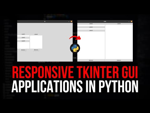 Responsive Tkinter Guis In Python
