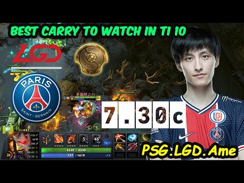 PSG.LGD Ame Clinkz -  Best Carry To Watch in Ti 10 Dota 2 pro gameplay 7.30c