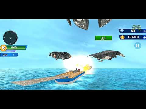 Bus Rhino Car Robot Transform Games 2022: Titanic Shooting Mode - Android iOS Gameplay