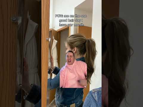 It happens once a month max and it’s the best day of the entire month 🥹 #shorts #hairmeme #goodhair