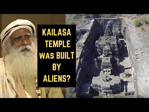 Ellora caves, Kailasa temple was built by aliens? I Sadhguru