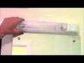 How to change the lamp in bathroom shaver light