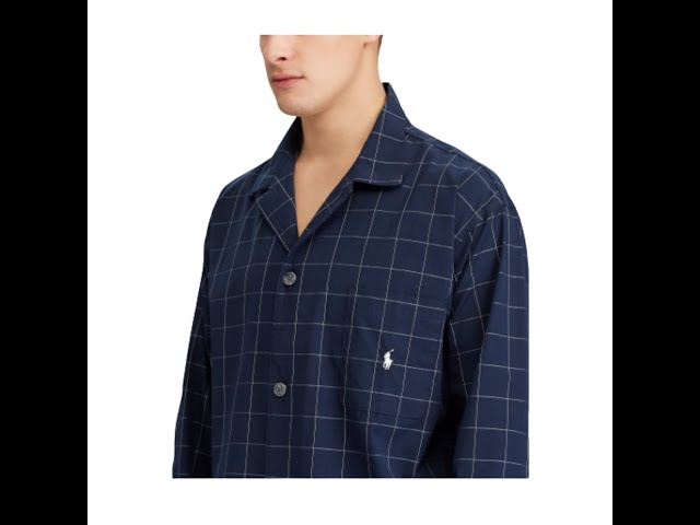 Vídeo relacionado con Yukiuiny Pijama Larga Hombre Camisetas de Pijama Hombre Mangas Cortas Camisa de Dormir Ropa de Dormir Pijama Sexy Casual Cómodo Cuadros Azul*Corto-A L
