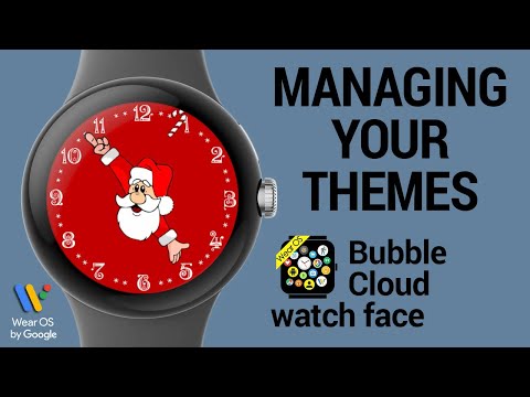 Christmas Watchface theme pack Video