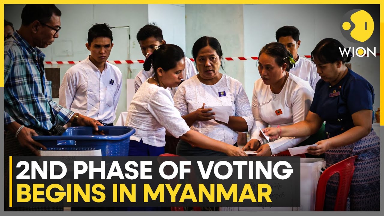 Myanmar Election Amid Civil War: Junta Holds Controversial Second Vote | WION