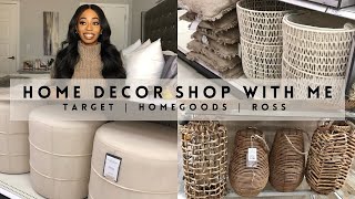 HOME DECOR SHOP WITH ME HAUL | TARGET, HOMEGOODS & ROSS HOME DECOR | 2021