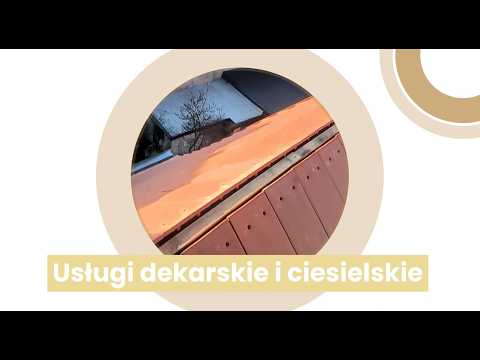 Naprawa dachu - Dekarstwo Blacharstwo Sebastian Karliński - video