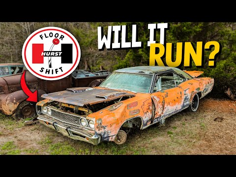 FORGOTTEN FOR DECADES! 1968 Dodge Coronet V8 Four Speed - Will It Run?