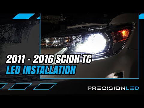 Scion tC LED Headlights How To Install - 2nd Gen | 2011 - 2016