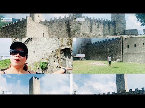 The 1st Castle “THE CASTLE GRANDE” in Switzerland #bellinzona video clip