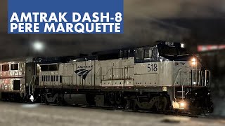 What happens when Amtrak needs a Back-up Locomotive | Amtrak 518 on the Pere Marquette