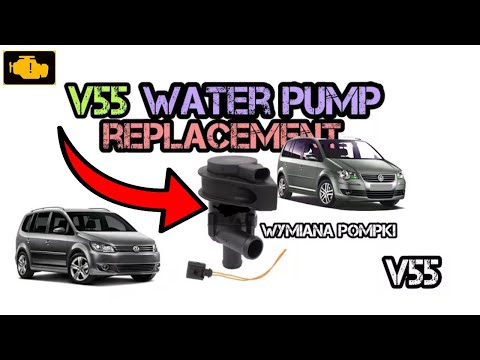 VW Touran V55 water pump replacement Webasto VW Touran