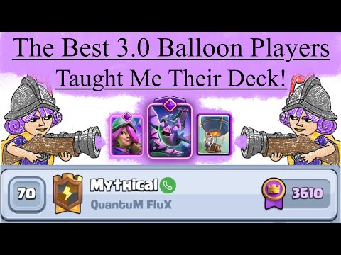 The BEST 3.0 Balloon Players Taught Me Their Deck! (ft. Mythcial and Coastocoast)