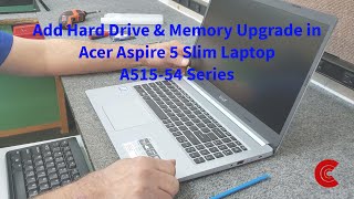 Acer Aspire 5 Laptop Hard Drive & Memory Upgrade