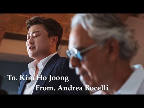 KIM HO JOONG(김호중) - 안드레아 보첼리에게서 온 영상 편지