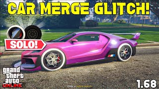 *WORKING* SOLO CAR MERGE GLITCH - AFTER PATCH 1.68 | GTA Online!