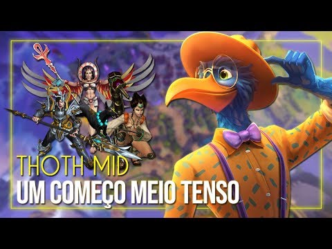 UM COMEÇO MEIO TENSO | THOTH MID (Conquista Smite Brasil)