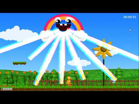 Fnaf World Chica Rainbow Magic чиппер и скотт