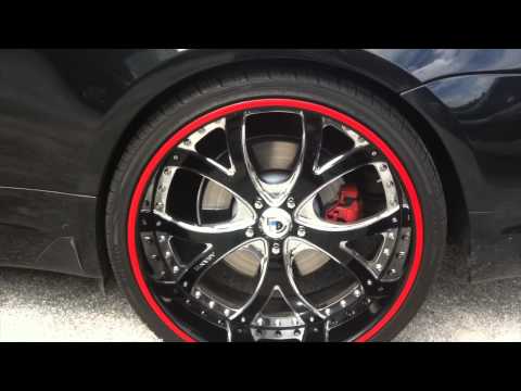 DUBSandTIRES.com 2007 BMW 650 Review Asanti AF-143 22 Inch Custom painted wheels Forgiato rims