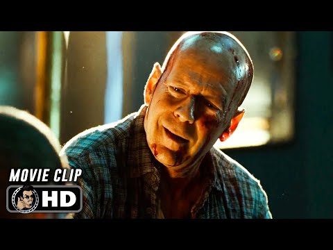 A GOOD DAY TO DIE HARD Clip - "Injured" (2013) Bruce Willis