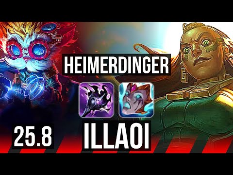 HEIMERDINGER vs ILLAOI (TOP) | KR Diamond | 25.8