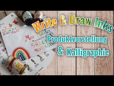 Kreativ Tinten - Write & Draw Inks von Octopus®| Kalligraphie| Lettering | Tutorial / Deutsch]
