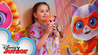 Disney Junior Shares Pawsitive Vibes At Children’s Hospital 🐱 | SuperKitties | @disneyjunior