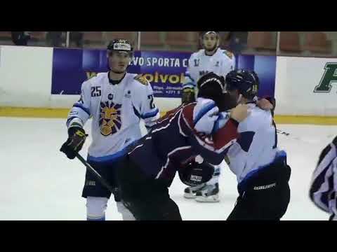 Optibet Hokeja Līga. Ralfs Vjaters vs Yegor Blazhko