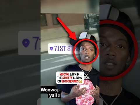 FBG Wooski Spinning On Bloodhounds😳 #fbgwooski #chiraq #drill