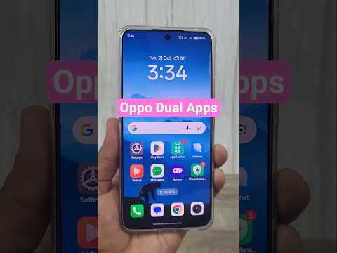 oppo mobile me dual app kaise kare #dualapps #oppo #techshorts