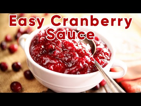 Easy Cranberry Sauce Recipe – Perfect for Thanksgiving