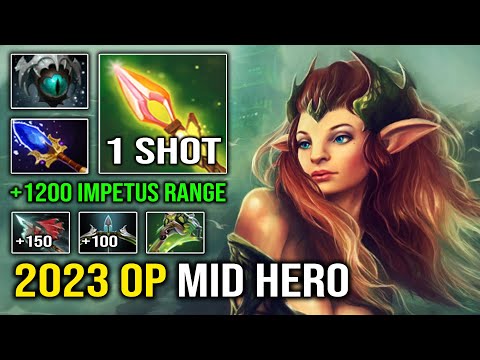 NEW 2023 OP MID HERO +1200 Impetus Range 1 Shot Enchantress 100% Counter Everyone Dota 2