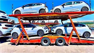 Sıfır kilometre otomobiller yüklüyorum!! 🚗 ( part 1 ) | OTO ÇEKER TIR
