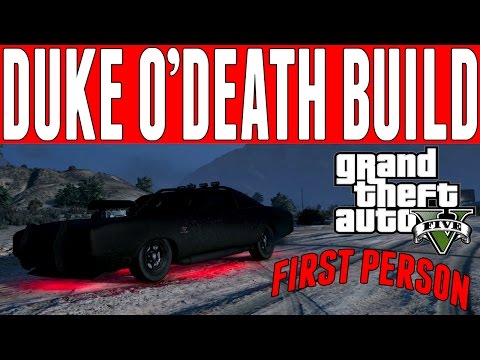 GTA 5 First Person : Duke of Death Dodge Charger Car Build