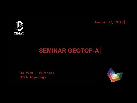 GEOTOP-A SEMINAR: De Witt L. Sumners DNA Topology (August-17-2018)