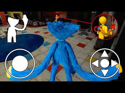 Huggy Wuggy Pursues Player in Chapter 1 - Poppy Playtime