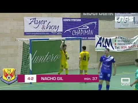 Gol Nacho Gil (4-2) Manzanares FS - Barça B. J14, 2Div. LNFS