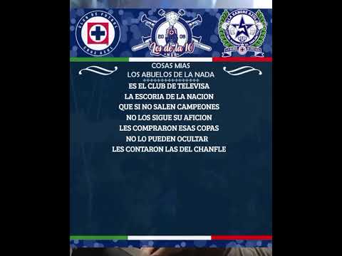 "El club de televisa" Barra: La Sangre Azul &bull; Club: Cruz Azul
