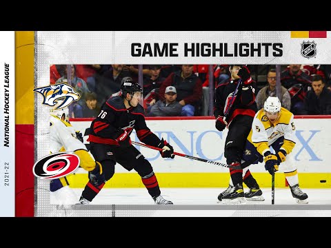 Predators @ Hurricanes 2/18 | NHL Highlights 2022