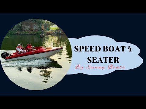 Frp speed boat 4 seater (only boat)