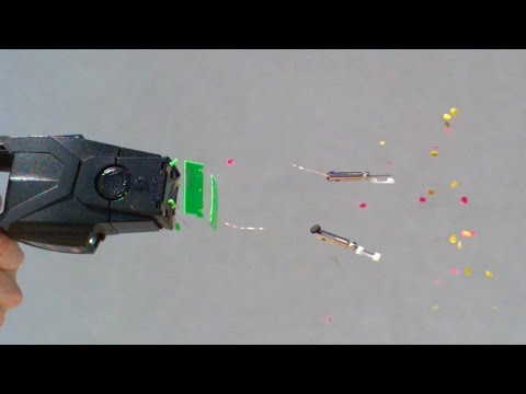 Taser Impacts on Bare Skin at 28,000fps - The Slow Mo Guys