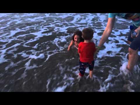 Case & Lainey at the beach