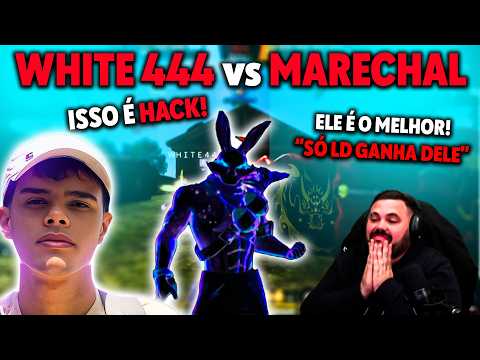 WHITE 444 vs MARECHAL X1 DO SÉCULO SÓ DEU CAPA! CHAMOU DE HACKER 🔥😱