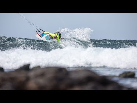 Moona and Jalou Finals Action - GKA Kite-Surf World Tour Cape Verde 2018