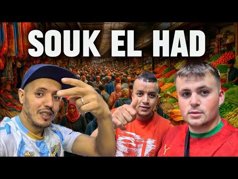 £20 budget in Africa’s BIGGEST urban market 🛍️Souk El Had 🇲🇦