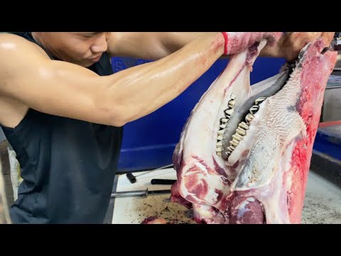 Amazing knife skills! Cow cutting skills | Butchering the entire cow