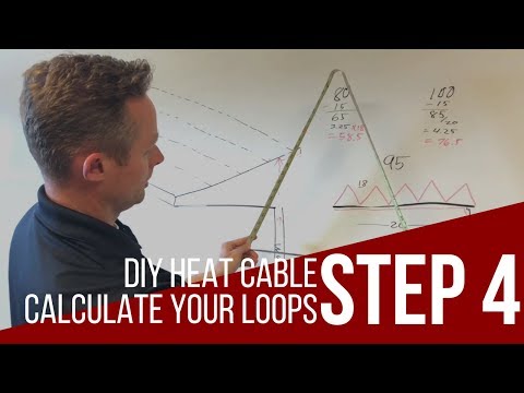 DIY HEAT CABLE | STEP 4 | CALCULATE YOUR "ZIG ZAGS"