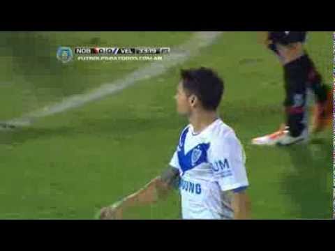 Sacó la más difícil.Newell's-Vélez.Fecha 6.Torneo Final 2014.Fútbol Para Todos