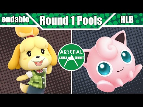 Arsenal Summit - endabio (Wolf/Isabelle) Vs. HLB (Donkey Kong/Jigglypuff) Round 1 Pools